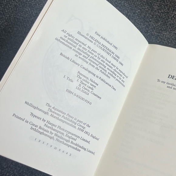 •1990 The Celtic Tarot by Courtney Davis Box Set Aquarian Press• - Picture 5 of 12